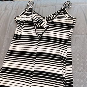 Womens Long Striped Dress Size Small